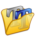 Folder, Font, Yellow Icon