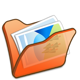 Folder, Mypictures, Orange Icon