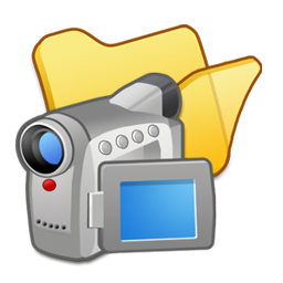 Folder, Videos, Yellow Icon