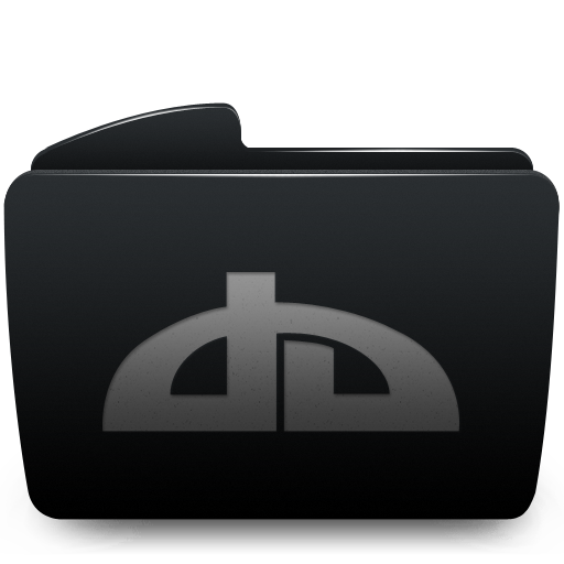 Black, Deviantart, Folder Icon