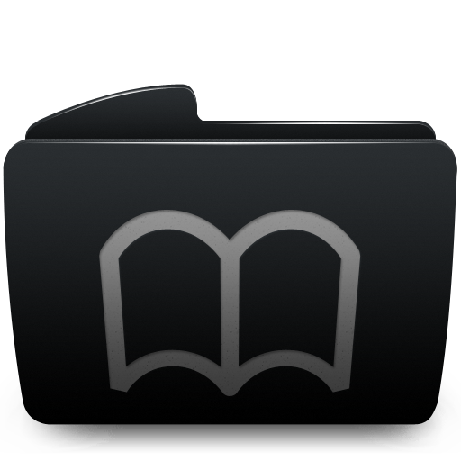 Black, Bookmarks, Folder Icon