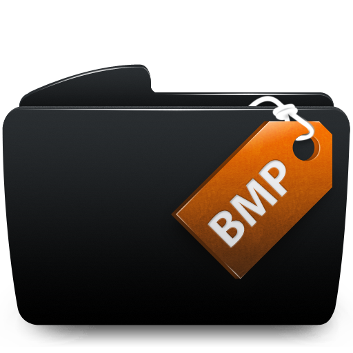Black, Bmp, Folder Icon