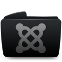 Black, Folder, Joomla Icon