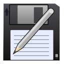 As, Disk, Pen, Save, Write Icon