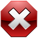 Cancel, Error, Stop, x Icon