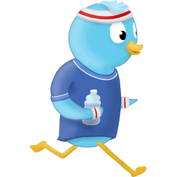 Bird, Jogger, Twitter Icon
