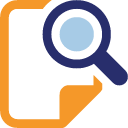 Document, File, Search Icon