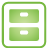 Archive, Basic, Green Icon