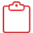 Basic, Clipboard, Red Icon