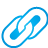 Basic, Blue, Link Icon