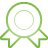 Basic, Green, Medal Icon