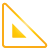 Basic, Ruler, Triangle, Yellow Icon