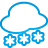 Basic, Blue, Snow, Weather Icon