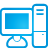Basic, Blue, Computer Icon