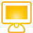 Basic, Monitor, Yellow Icon
