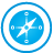 Basic, Blue, Compass Icon