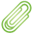 Basic, Clip, Green, Paper Icon