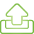 Basic, Green, Outbox Icon