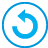 Basic, Blue, Button, Ccw, Rotate Icon