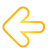 Arrow, Basic, Left, Yellow Icon