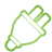 Basic, Green, Plug Icon