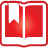 Basic, Book, Bookmark, Open, Red Icon