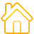 Basic, Home, Yellow Icon