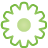 Basic, Gear, Green Icon