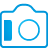 Basic, Blue, Camera Icon