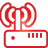 Basic, Red, Router, Wireless Icon