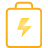 Basic, Battery, Yellow Icon