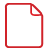 Basic, Document, Red Icon
