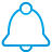 Basic, Bell, Blue Icon