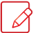 Basic, Document, Edit, Red Icon