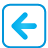 Basic, Blue, Button, Left, Navigation Icon