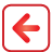 Basic, Button, Left, Navigation, Red Icon
