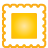 Basic, Stamp, Yellow Icon