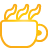 Basic, Coffee, Yellow Icon