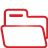 Basic, Folder, Red Icon