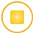 Basic, Button, Stop, Yellow Icon