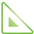 Basic, Green, Ruler, Triangle Icon