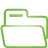 Basic, Folder, Green Icon