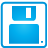 Basic, Blue, Disk, Floppy Icon