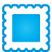 Basic, Blue, Stamp Icon