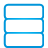 Basic, Blue, Database Icon