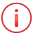 Basic, Information, Red Icon