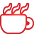 Basic, Coffee, Red Icon
