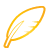 Basic, Quill, Yellow Icon