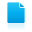Blue, Document Icon