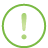 Basic, Circle, Exclamation, Green Icon